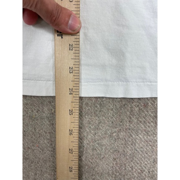 vintage malaysia art shirt mens large white 1990s art water house stream - Picture 8 of 9